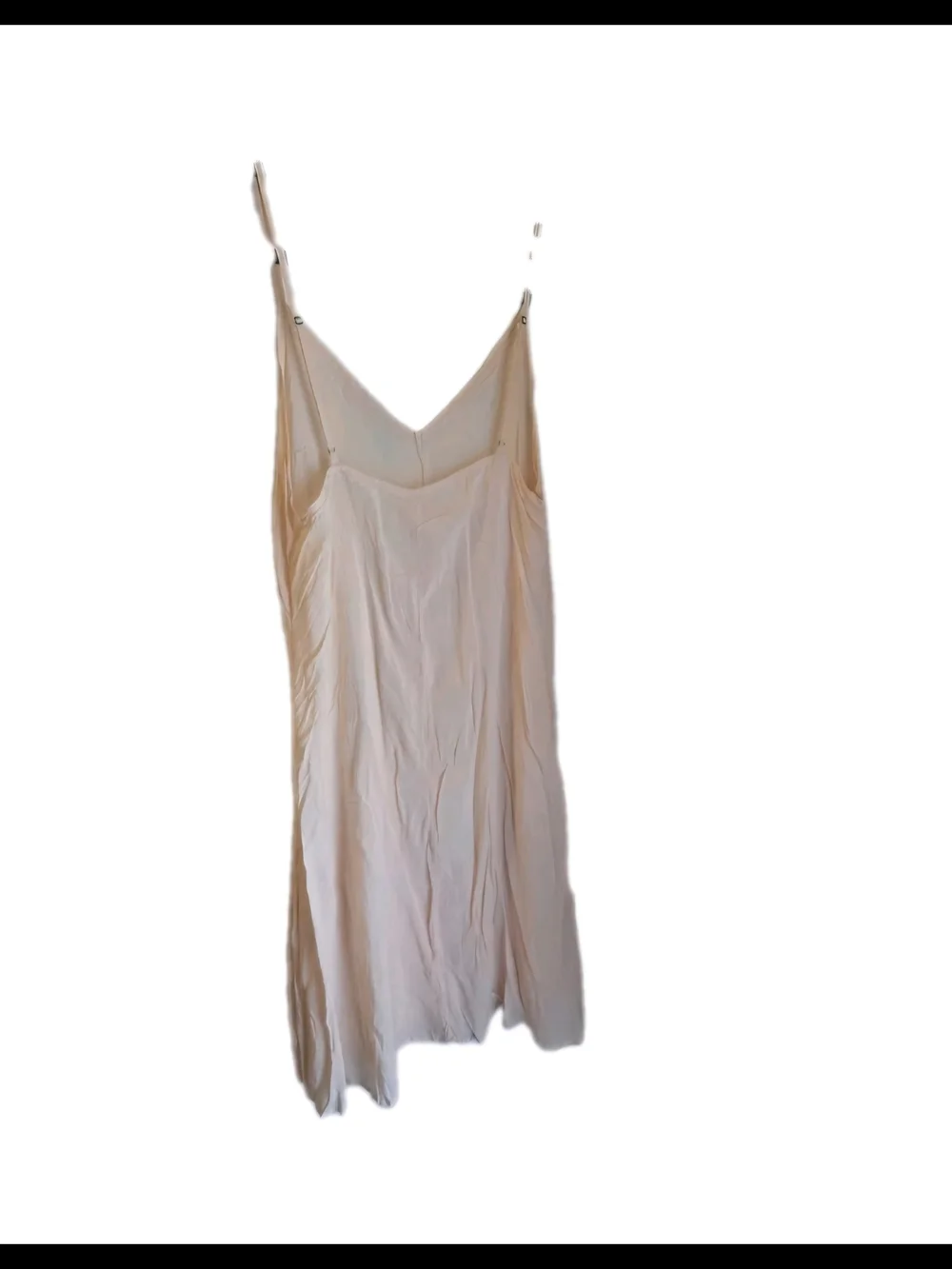 Free People Cream Blouse with Blue Floral Ruffle V-Neck